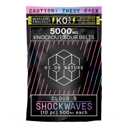 HI ON NATURE KO3 SHOCKWAVES 5000MG CLOUD 9