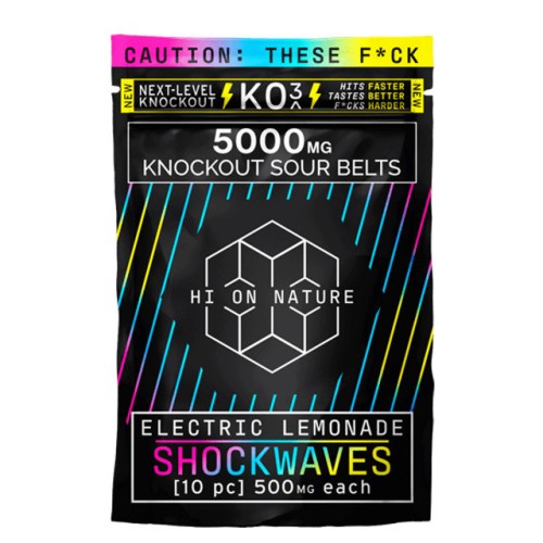 HI ON NATURE KO3 SHOCKWAVES 5000MG ELECTRIC LEMONADE