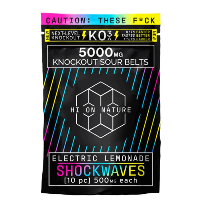 HI ON NATURE KO3 SHOCKWAVES 5000MG ELECTRIC LEMONADE