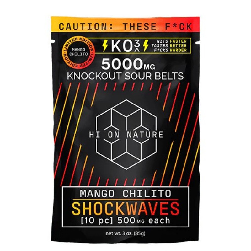 HI ON NATURE KO3 SHOCKWAVES 5000MG MANGO CHILATO