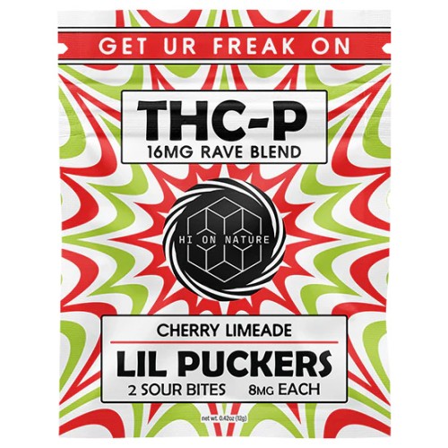 HI ON NATURE LIL PUCKERS THCP GUMMIES 25CT/2PK- CHERRY LIMEADE