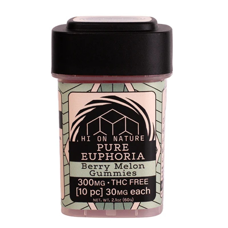 HI ON NATURE PURE EUPHORIA GUMMIES 300MG/30MG EACH- BERRY MELON GUMMIES