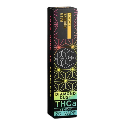 HI ON NATURE THC-A/ THC-P 2G DISPOSABLE VAPE MAIN SQUEEZ INDICA