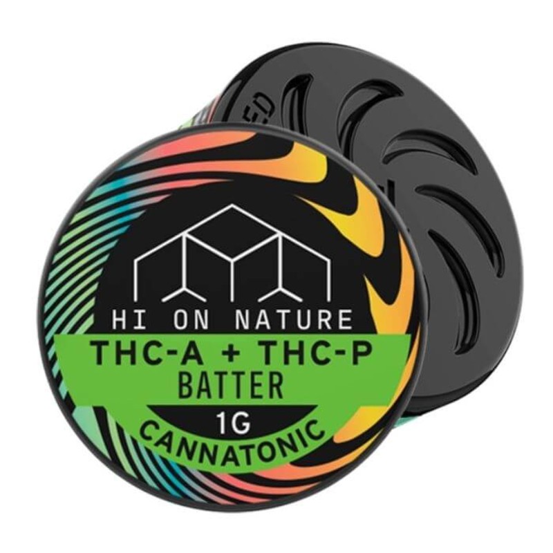 HI ON NATURE THC-A/ THC-P BATTER AND DIAMOND 1G DABS CANNATONIC