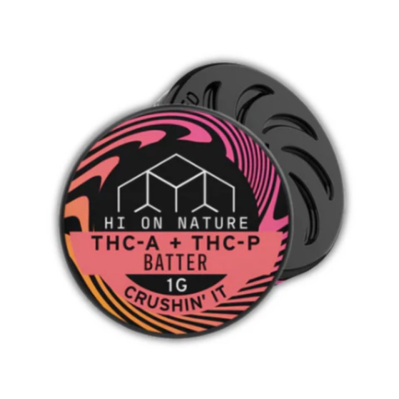HI ON NATURE THC-A/ THC-P BATTER AND DIAMOND 1G DABS CRUSHIN IT