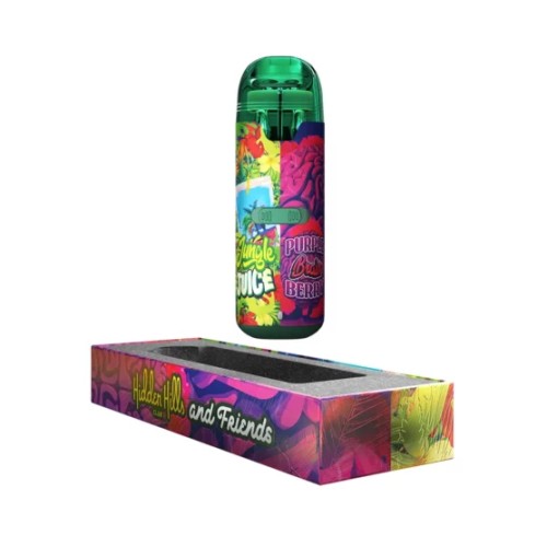 HIDDEN HILLS 2G DISPO 5CT COLLAB- JUNGLE JUICE/PURPLE BRAIN BERRY