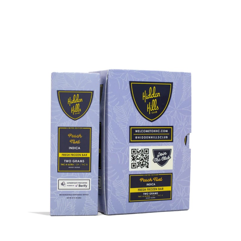 HIDDEN HILLS 2G DISPO PURPLE- PEACH TART (I)