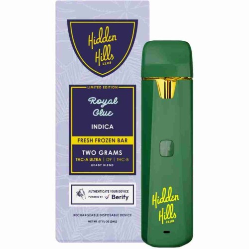 HIDDEN HILLS 2G DISPO PURPLE- ROYAL GLUE (I)