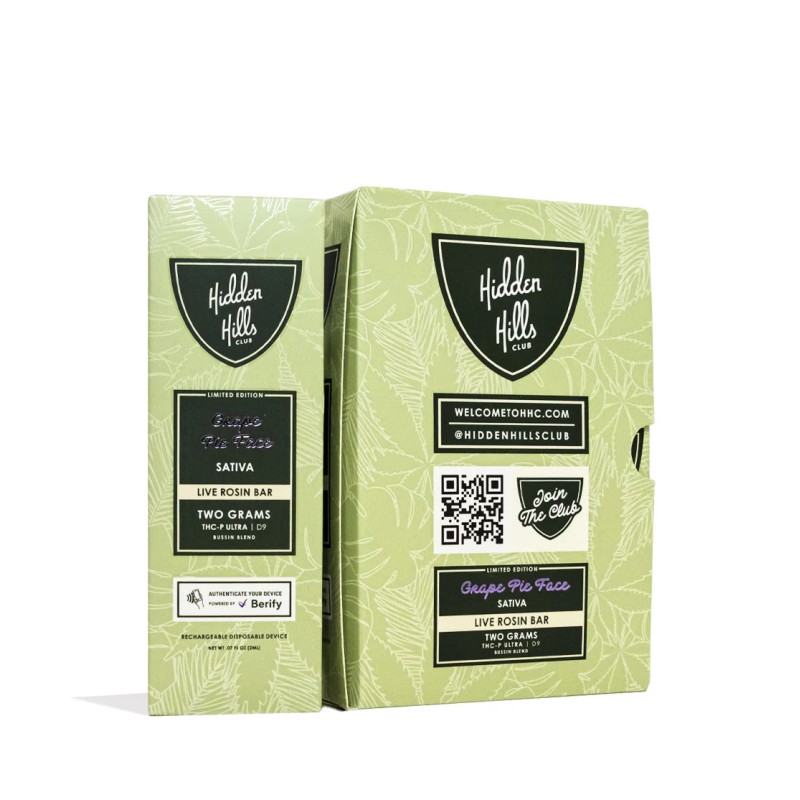 HIDDEN HILLS 2G THC-P ULTRA - GRAPE PIE FACE (S)