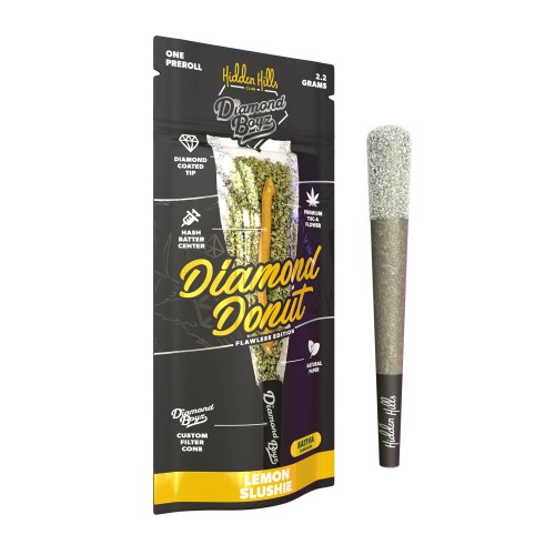 HIDDEN HILLS DIAMOND BOYZ DIAMOND DONUTS 2.2G EACH- LEMON SLUSHIE (S)