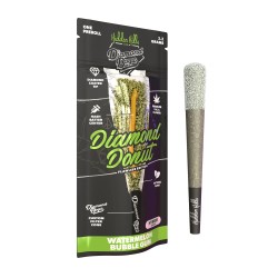 HIDDEN HILLS DIAMOND BOYZ DIAMOND DONUTS 2.2G EACH- WATERMELON BUBBLE GUM (H)