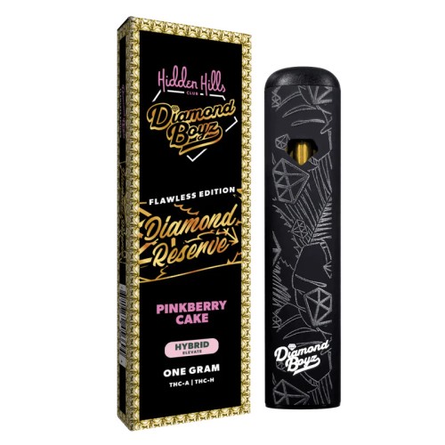 HIDDEN HILLS X DIAMOND BOYZ 1G DISPOSABLE THC-A - PINK BERRY CAKE (H)