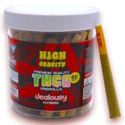 HIGH GRAVITY .5G THCA PRE ROLLS- JEALOUSY (H)