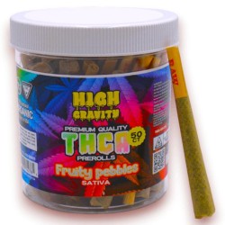 HIGH GRAVITY .5G THCA PRE ROLLS- FRUITY PEBBLES (S)