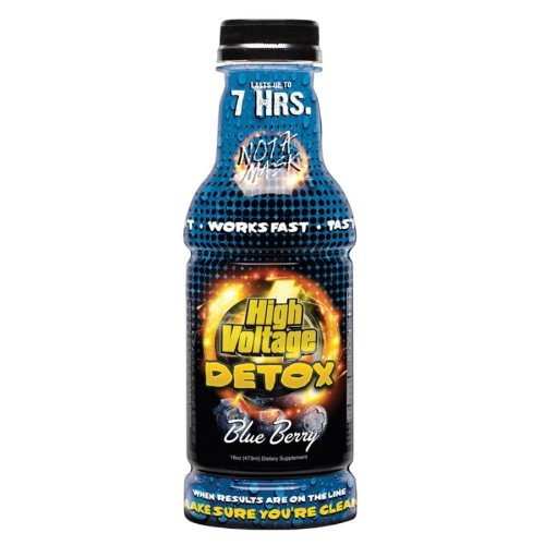 HIGH VOLTAGE 7-HR DETOX DRINK 16OZ- BLUE BERRY