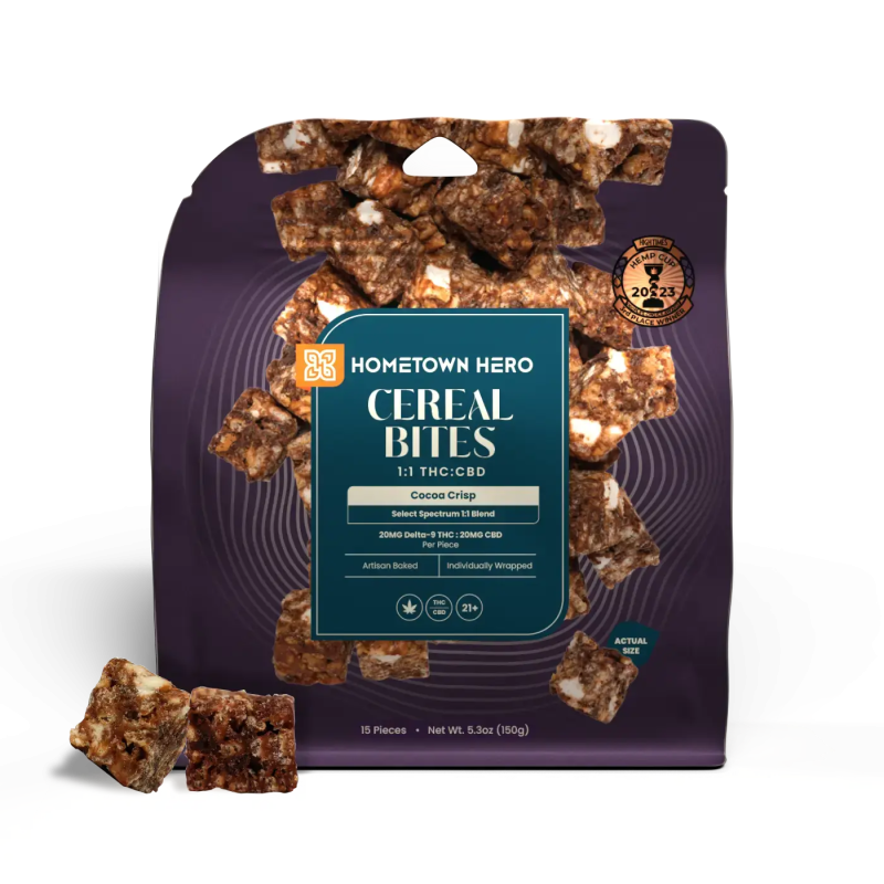 HOMETOWN HERO CEREAL BITES 20MG D9 - ASSORTED