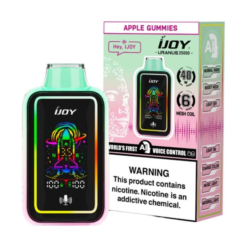 IJOY URANUS 25000- APPLE GUMMIES