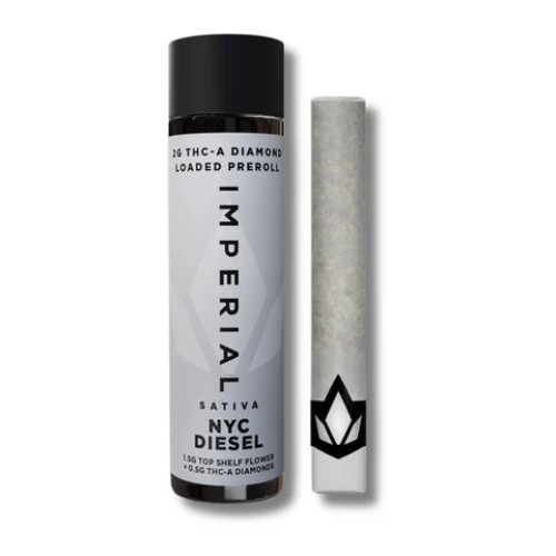 IMPERIAL 2G THC-A LOADED PREROLLS 10PK - NYC DIESEL (S)