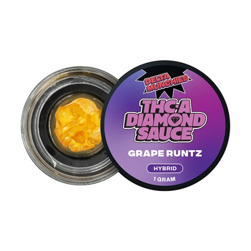 IMPERIAL MUNCHIES 1G THCA DIAMOND SAUCE- GRAPE RUNTZ