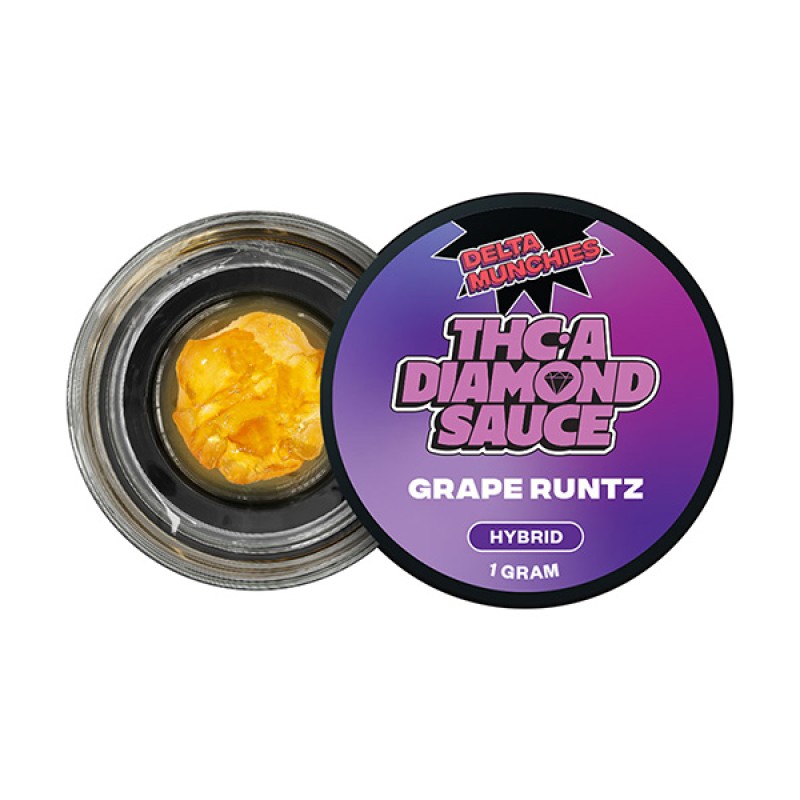 IMPERIAL MUNCHIES 1G THCA DIAMOND SAUCE- GRAPE RUNTZ