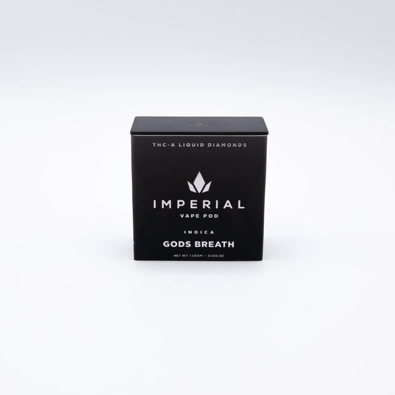 IMPERIAL THC-A 1G VAPE POD- GODS BREATH (I)
