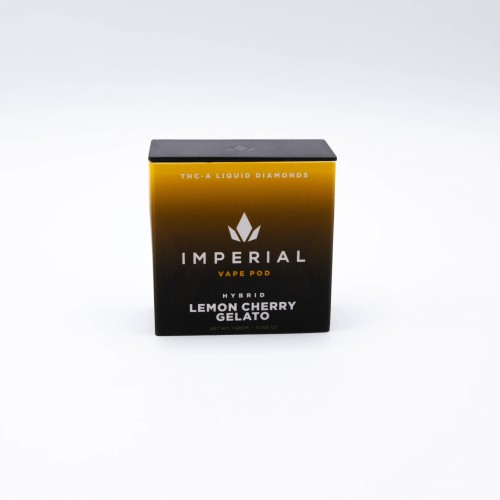 IMPERIAL THC-A 1G VAPE POD- LEMON CHERRY GELATO (H)