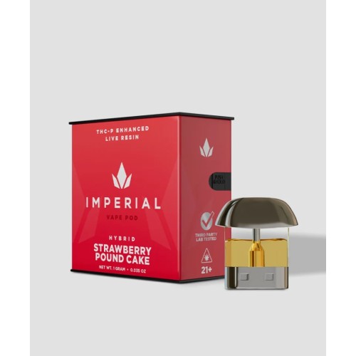 IMPERIAL THC-P 1G VAPE POD- STRAWBERRY POUND CAKE (H)