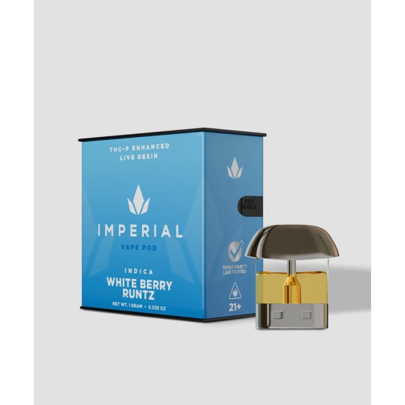 IMPERIAL THC-P 1G VAPE POD- WHITE BERRY RUNTZ (I)