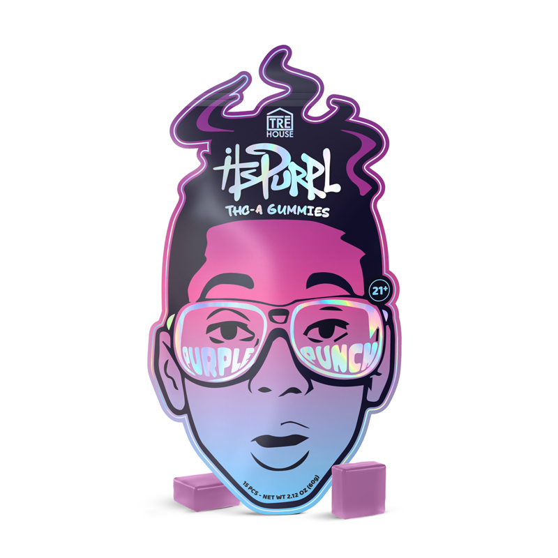 ITSPURPLE THC-A GUMMIES 150MG PER GUMMY  - PURPLE PUNCH
