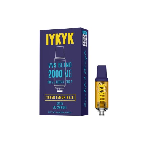 IYKYK VVS BLEND 2G CARTS SUPER LEMON HAZE