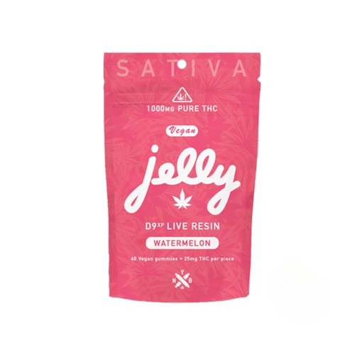 JELLY NYB D9 LIVE RESIN 1000MG JELLY GUMMIES 25MG PC- WATERMELON (S)