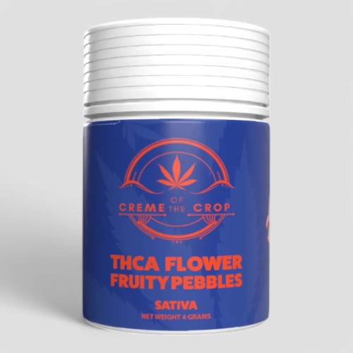 KANNA BOSS CREME OF THE CROP 4G THCA FLOWER- FRUITY PEBBLES (S)