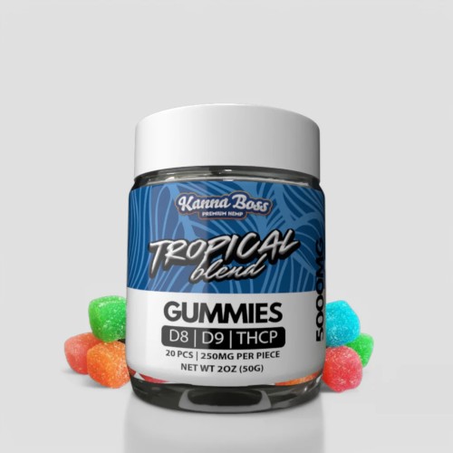 KANNA BOSS PUCKER BLEND GUMMIES 5CT 2500MG 1.6OZ