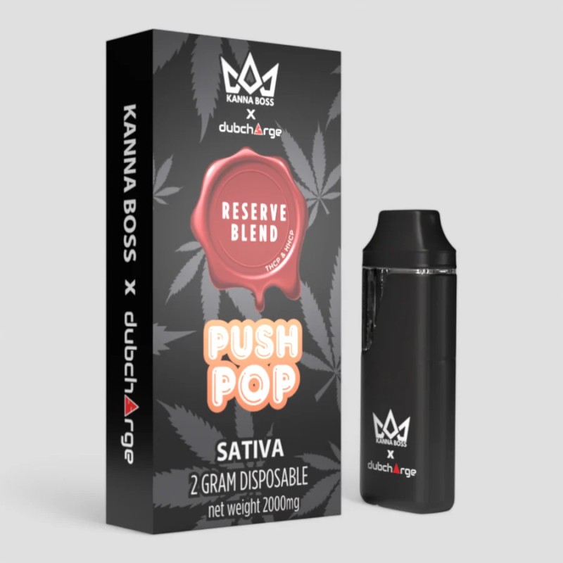 KANNA BOSS X DUBCHARGE RESERVE BLEND 2G- PUSH POP (S)