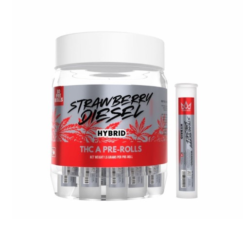 KANNABOSS 30CT THC-A PREROLLS - STRAWBERRY DIESEL (H)