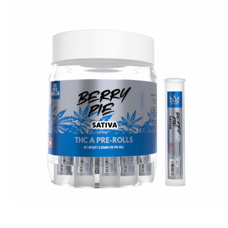 KANNABOSS 50CT THC-A PREROLLS - BERRY PIE (S)