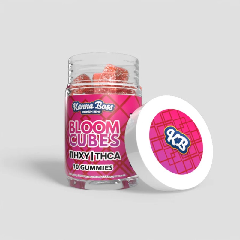 KANNABOSS - BLOOM CUBES GUMMIES 1000MG - STRAWBERRY