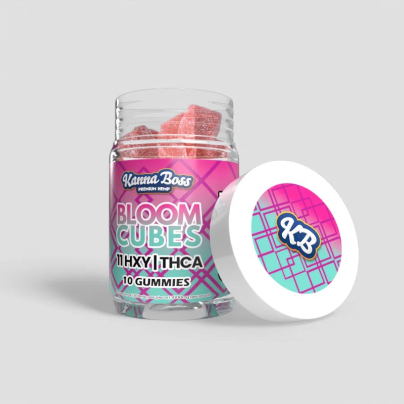 KANNABOSS - BLOOM CUBES GUMMIES 1000MG - WATERMELON