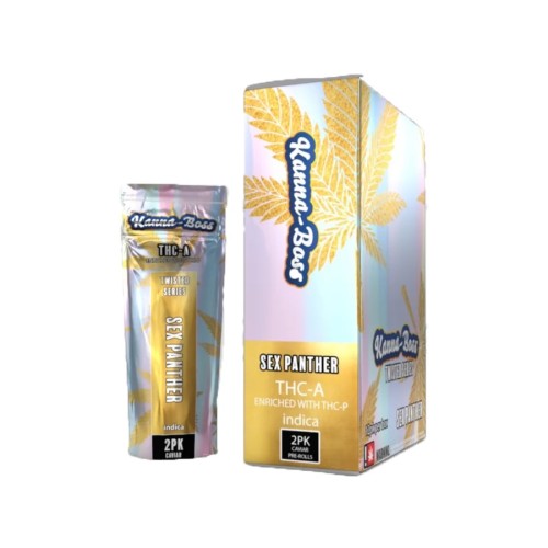 KANNABOSS TWISTED CAVIAR 12PK THC-A PREROLLS - SEX PANTHER (I)