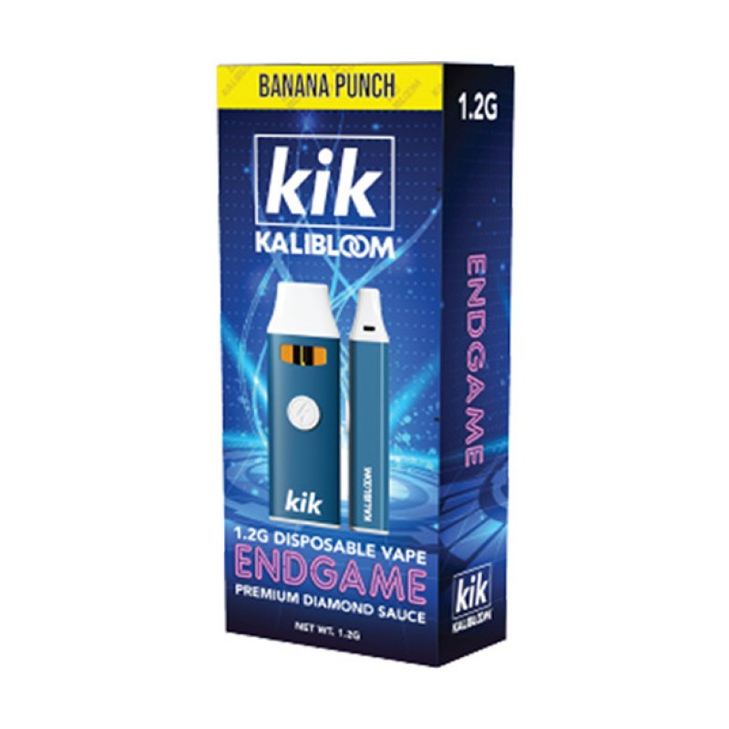 KIK ENDGAME 1.2G DISPOSABLE PREMIUM DIAMOND SAUCE BANANA PUNCH