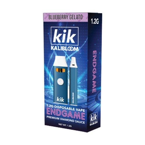 KIK ENDGAME 1.2G DISPOSABLE PREMIUM DIAMOND SAUCE BLUEBERRY GELATO