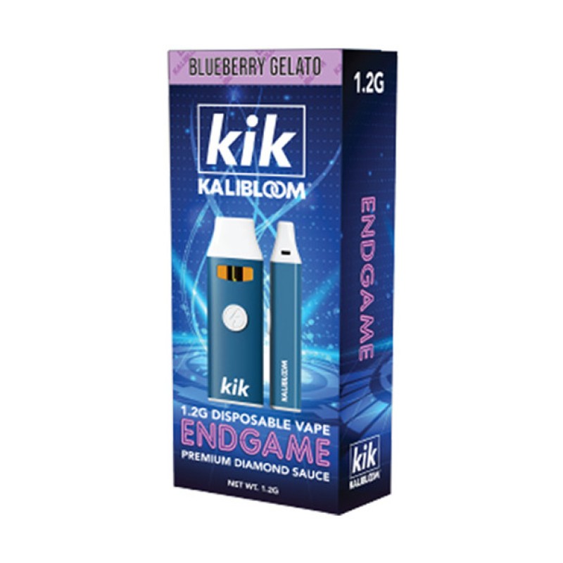 KIK ENDGAME 1.2G DISPOSABLE PREMIUM DIAMOND SAUCE BLUEBERRY GELATO
