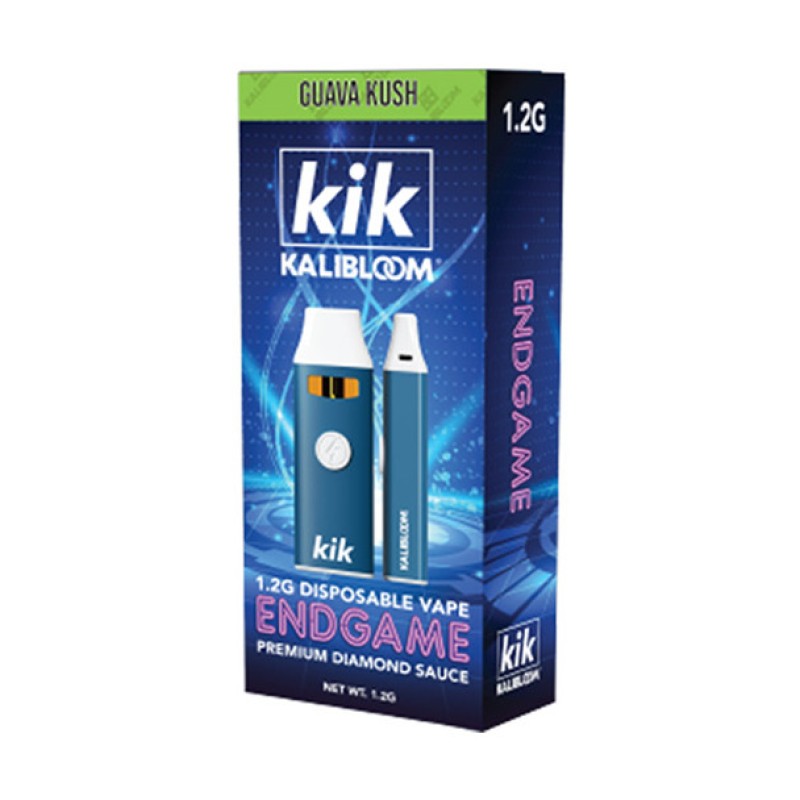 KIK ENDGAME 1.2G DISPOSABLE PREMIUM DIAMOND SAUCE GUAVA KUSH
