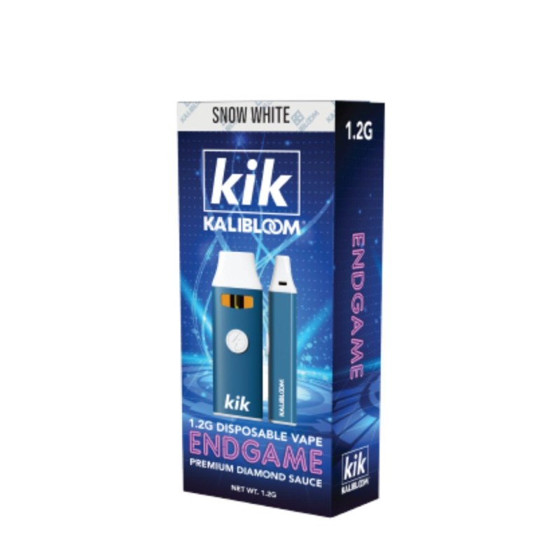 KIK ENDGAME 1.2G DISPOSABLE PREMIUM DIAMOND SAUCE SNOW WHITE