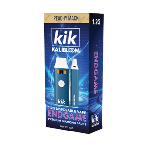 KIK ENDGAME 1.2G DISPOSABLE PREMIUM DIAMOND SAUCE PEACHY MACK