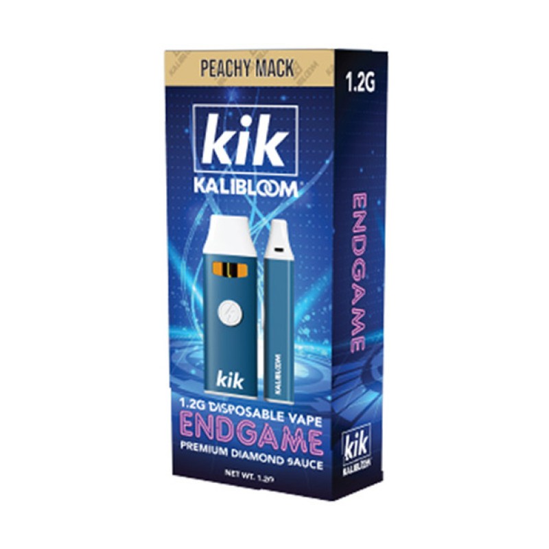 KIK ENDGAME 1.2G DISPOSABLE PREMIUM DIAMOND SAUCE PEACHY MACK