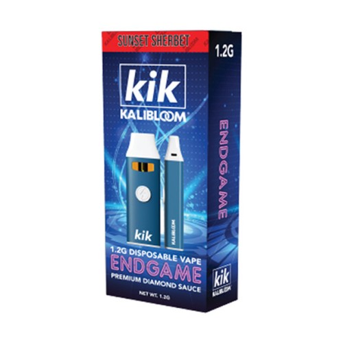 KIK ENDGAME 1.2G DISPOSABLE PREMIUM DIAMOND SAUCE SUNSET SHERBET