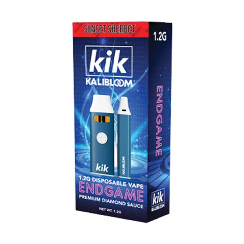 KIK ENDGAME 1.2G DISPOSABLE PREMIUM DIAMOND SAUCE SUNSET SHERBET
