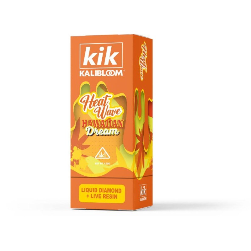 KIK HEAT WAVE 4.2G LIQUID DIAMOND+LIVE RESIN- HAWAIIAN DREAM (S)