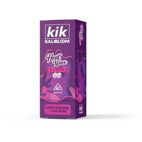 KIK HEAT WAVE 4.2G LIQUID DIAMOND+LIVE RESIN- ISLAND OG (I)